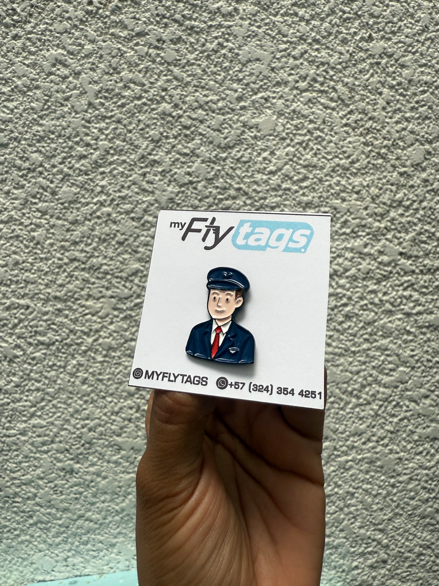 Pin tripulación 1 azul