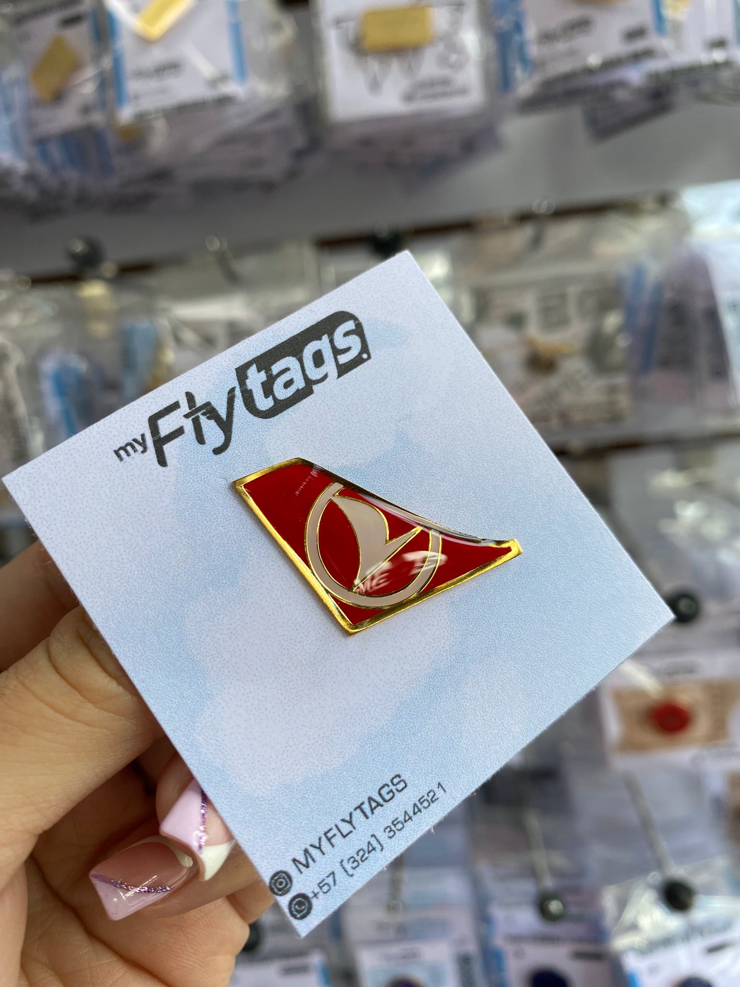 Pin tipo colita Turkish