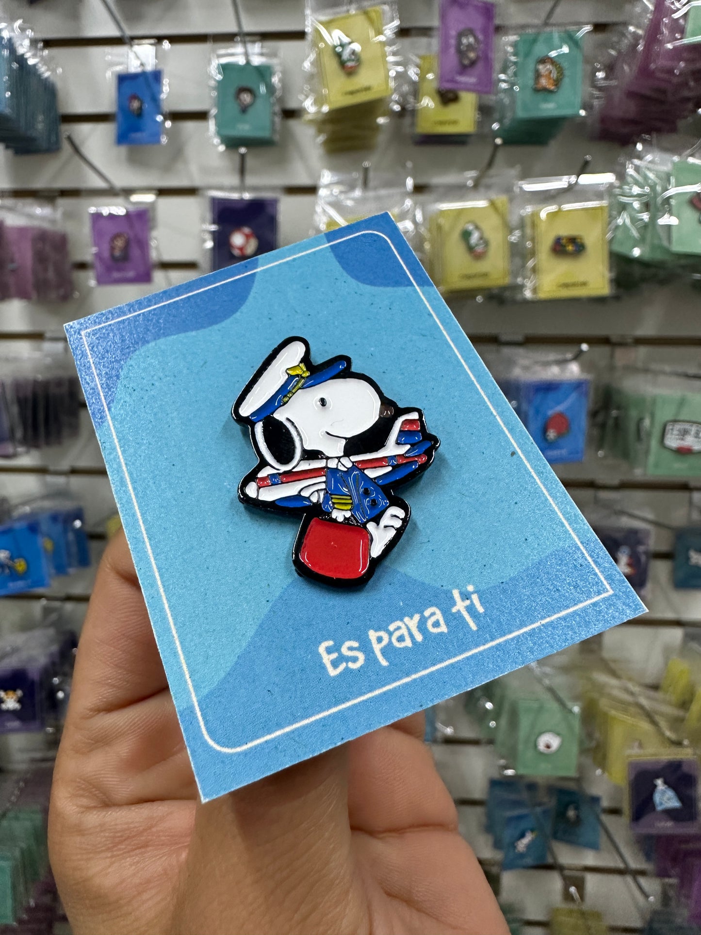 Snoopy piloto maleta roja