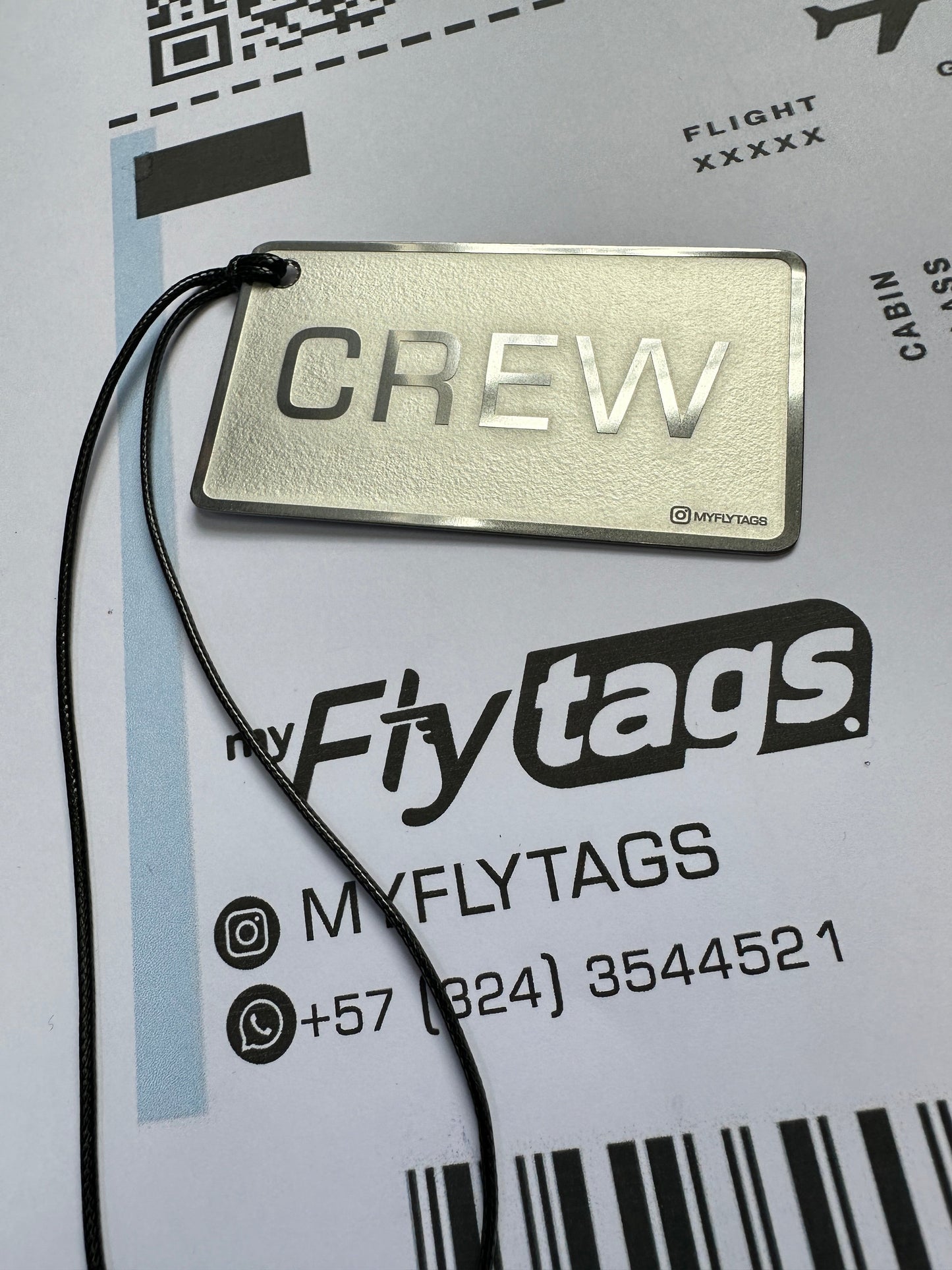 Crew tag metálico TPC