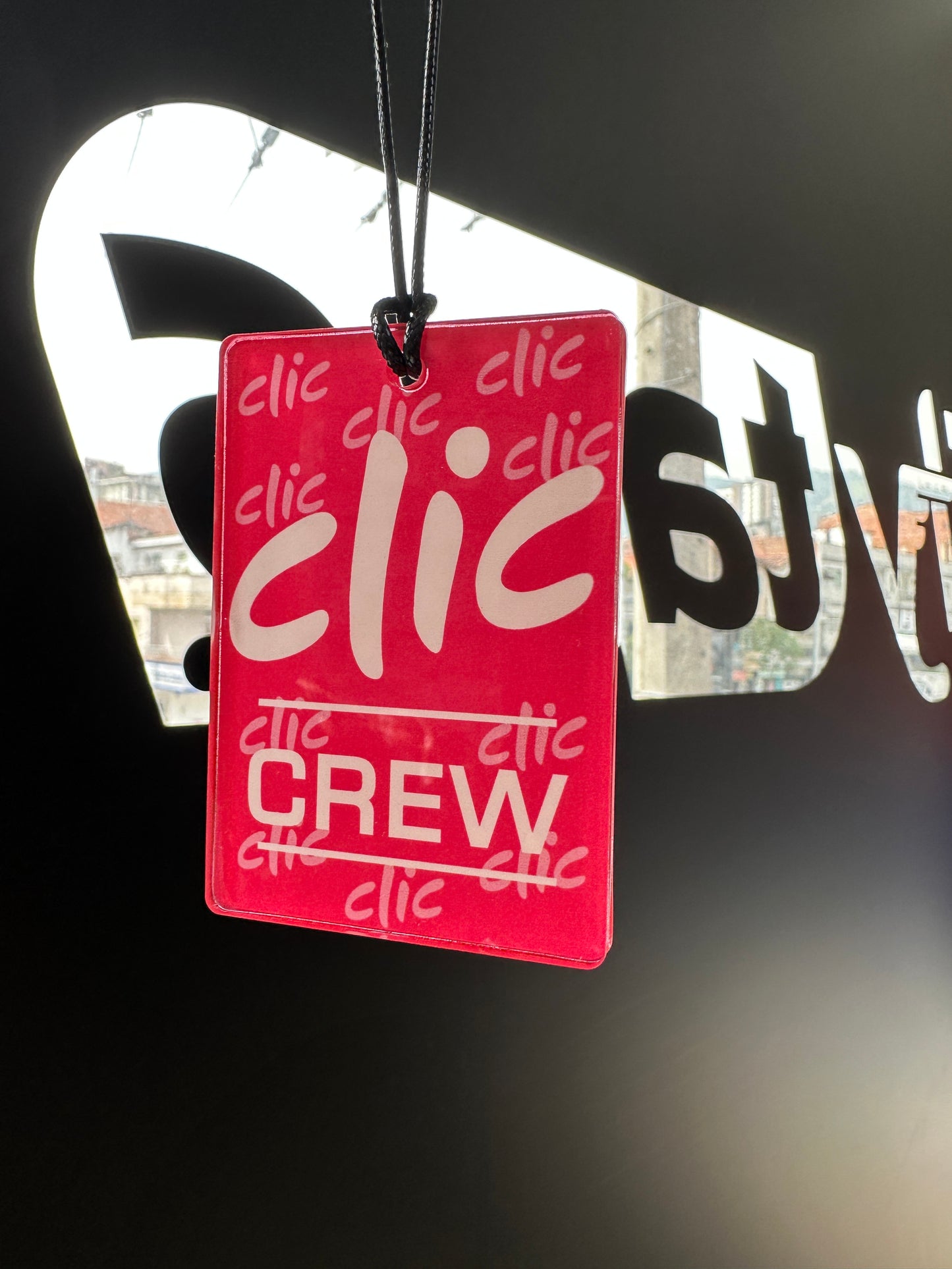 Crew tag Acrílico Clic
