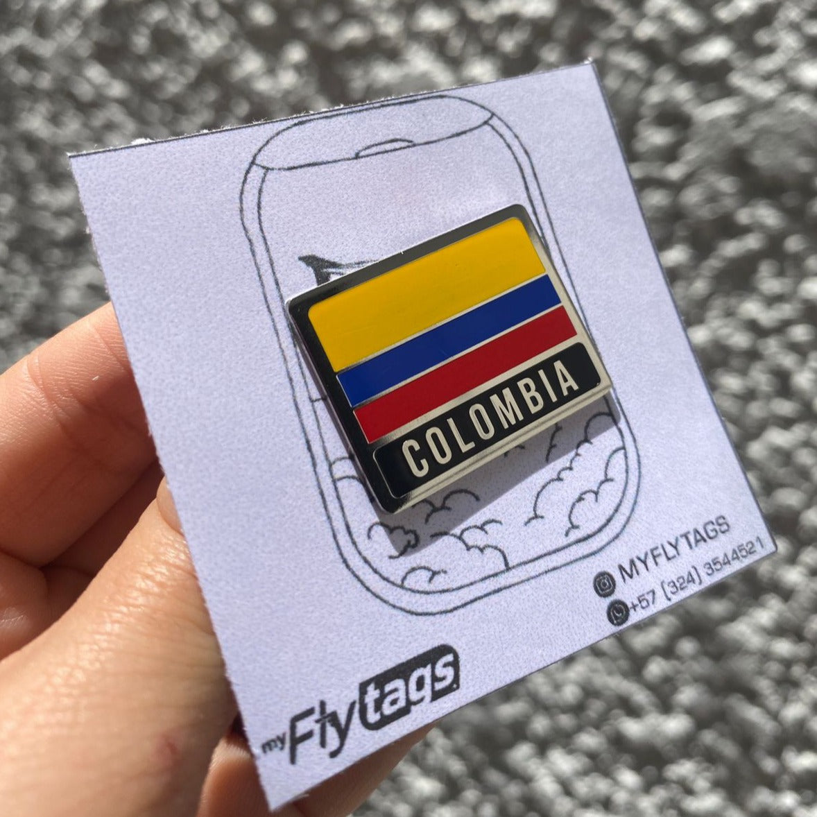 Pin Bandera Colombia