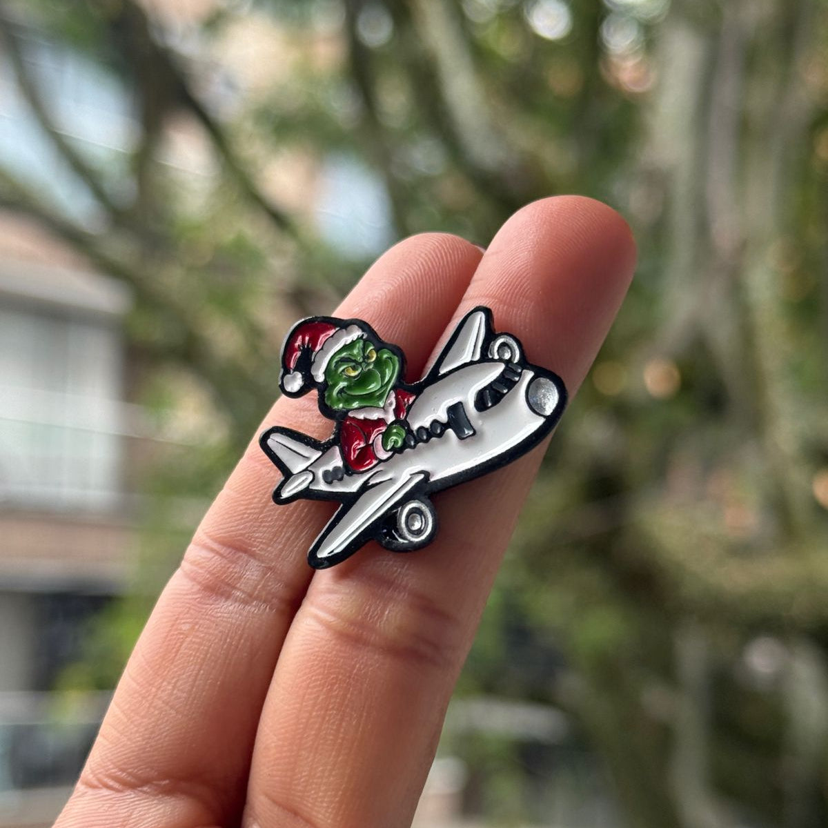 Pin Grinch Aviador