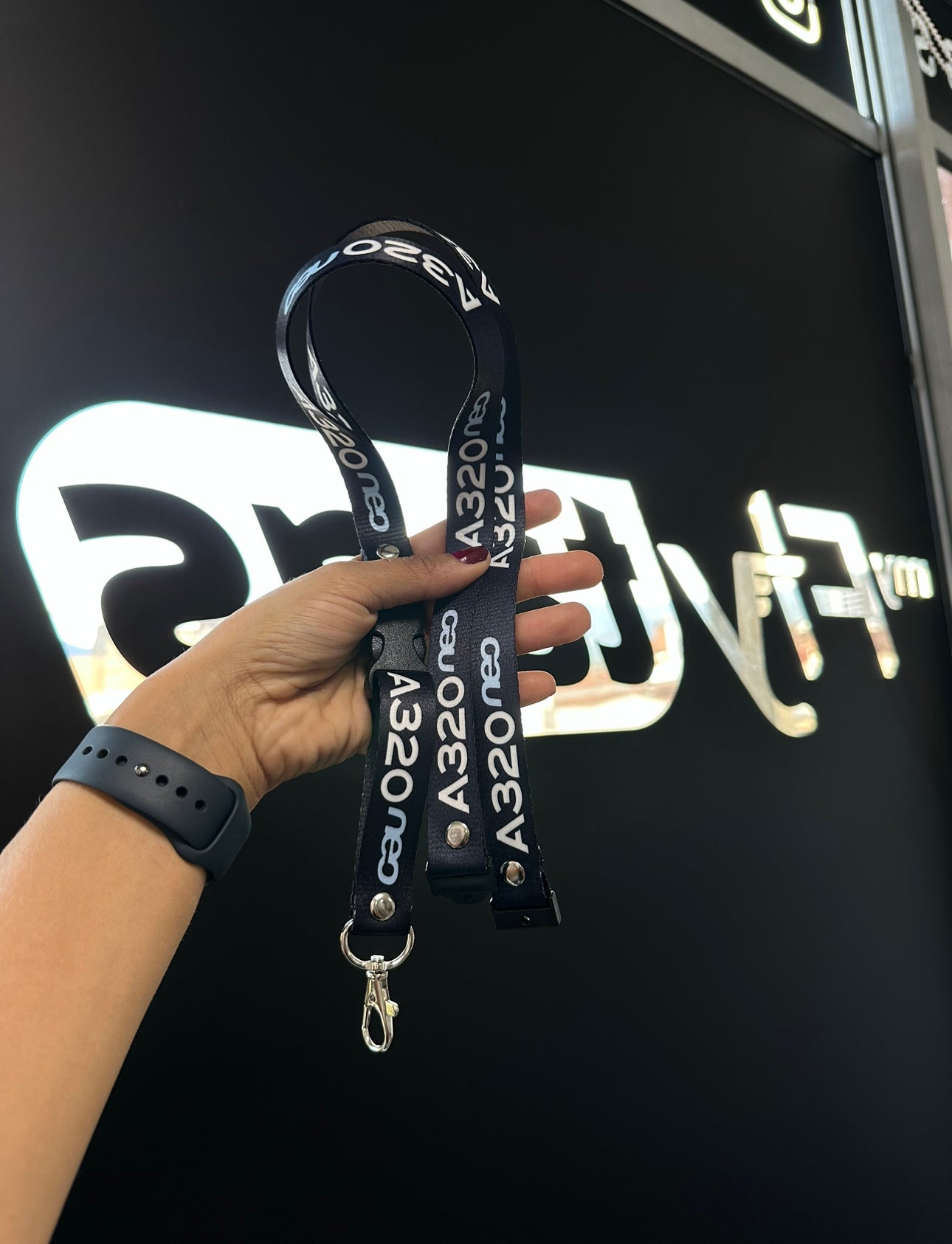 Lanyard A320 Neo Black