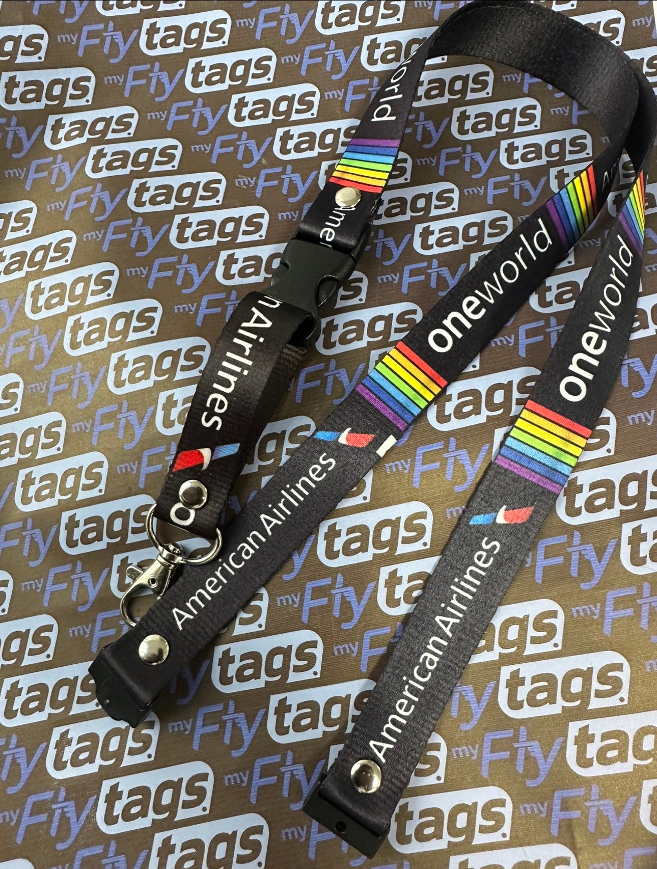 Lanyard American Airlines bandera LGTB