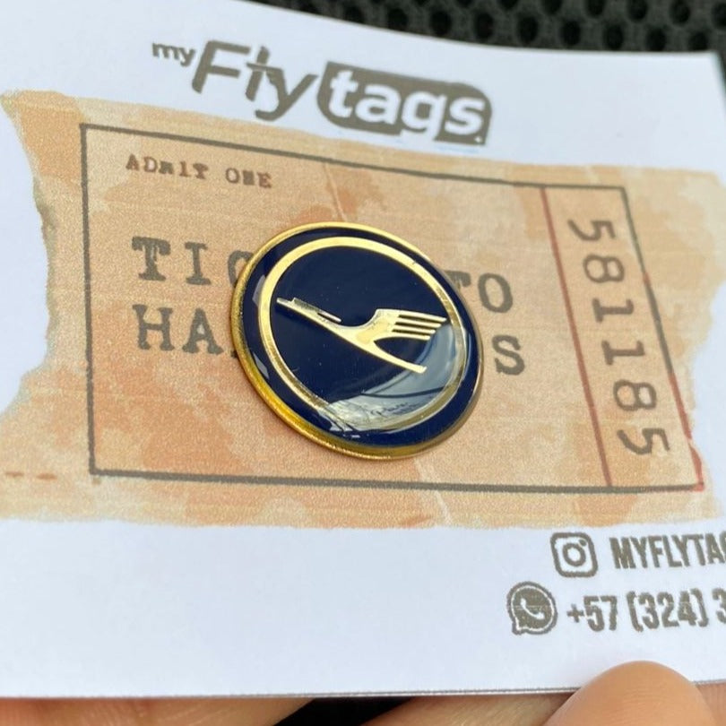 Pin circular lufthansa