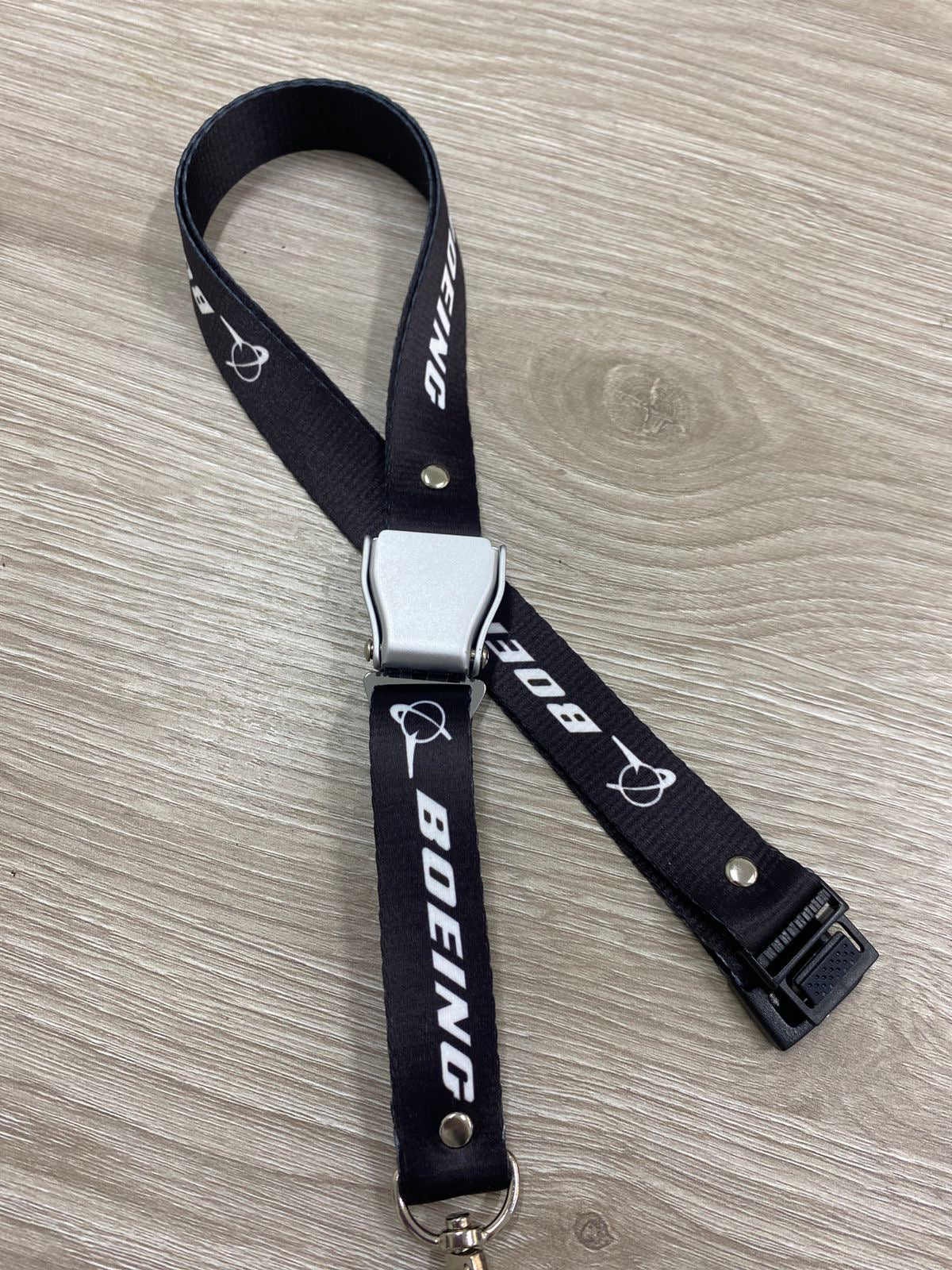 Lanyard Boeing black Seat belt