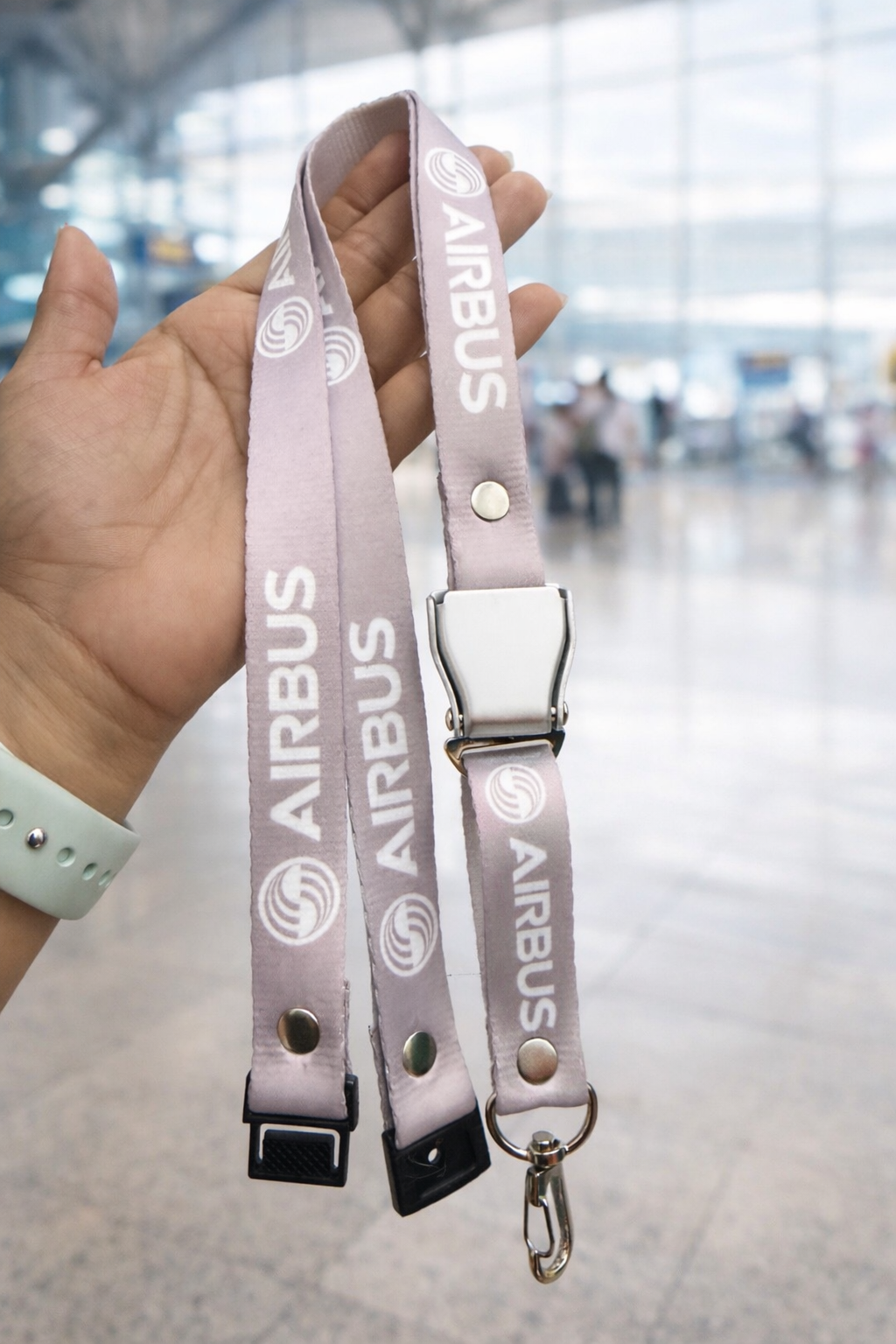 Lanyard AIRBUS Gris Seat belt
