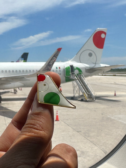 Pin tipo colita Viva Aerobus