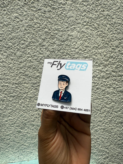 Pin tripulación 1 azul