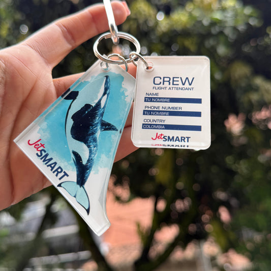 Llavero tipo colita Jetsmart Ballena Jorobada