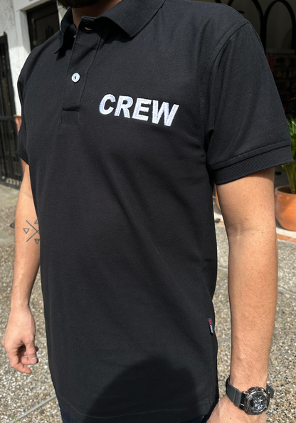 Camisa tipo Polo Logo CREW