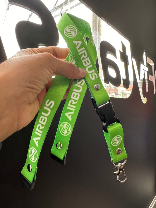 Lanyard Airbus Verde