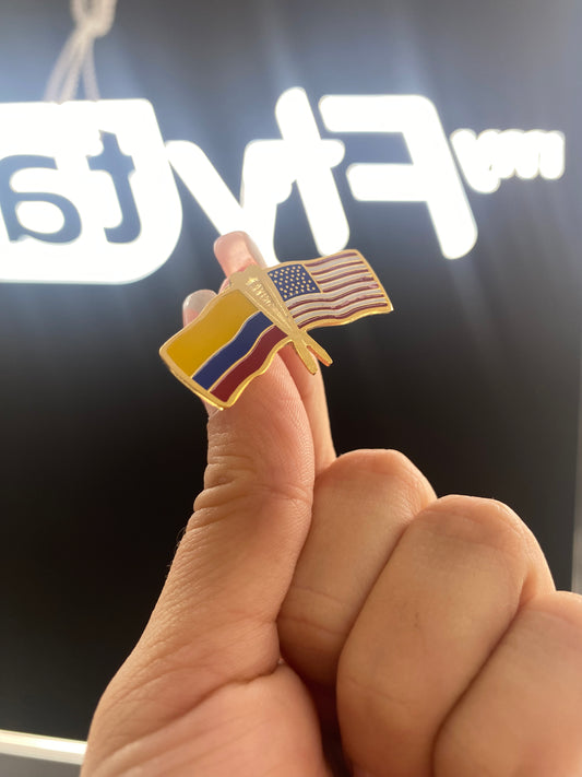 Pin bandera Colombia - EEUU