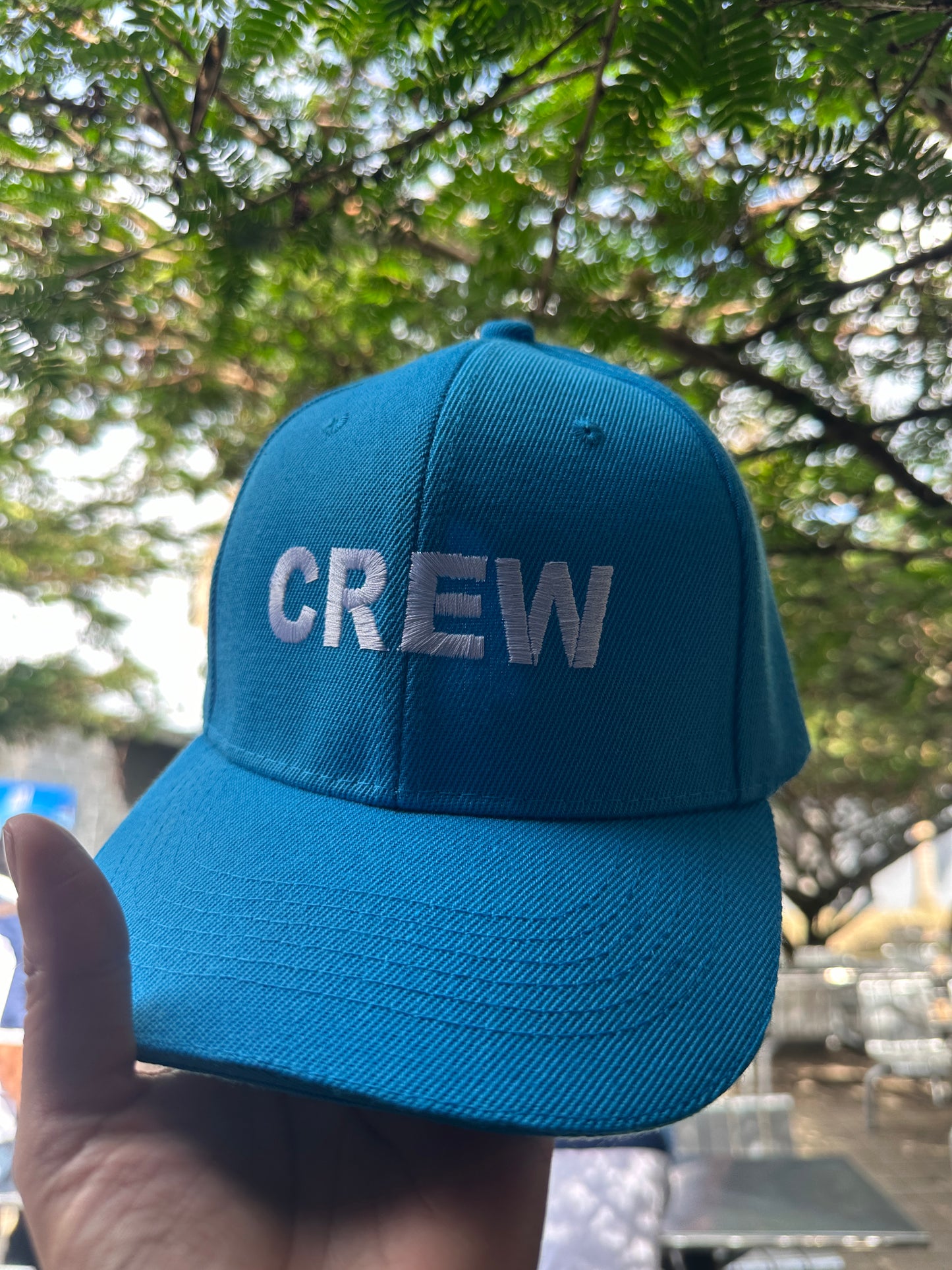 Gorra azul CREW