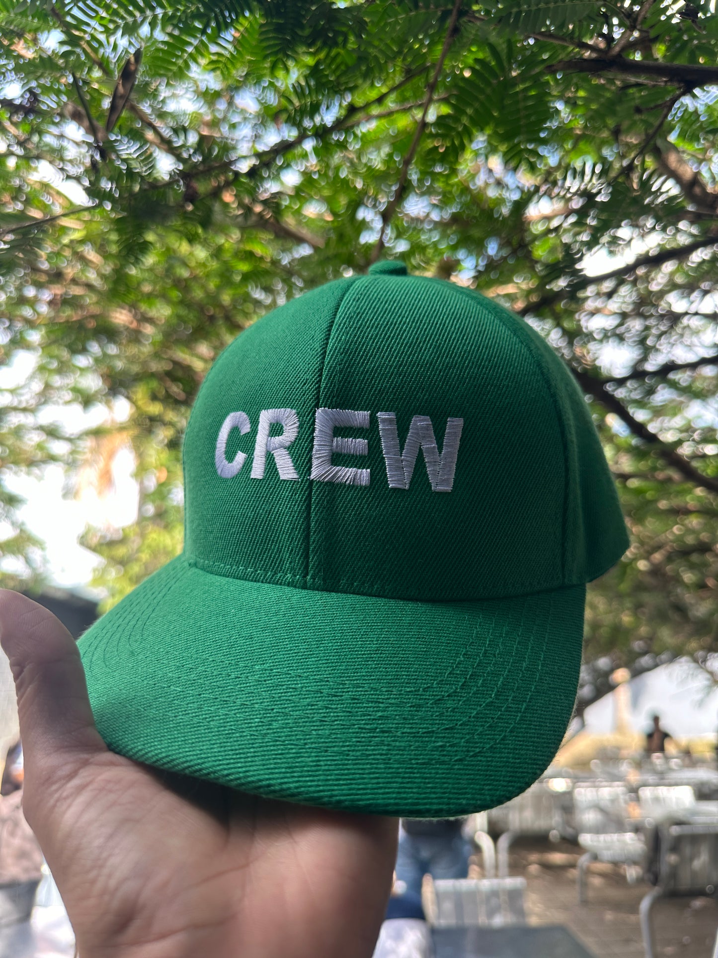 Gorra verde CREW