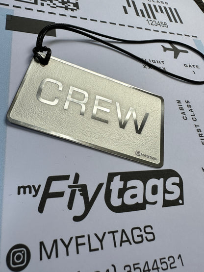 Crew tag metálico AIRBUS diseño 1