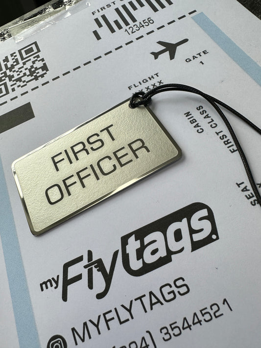 Crew tag metálico First Officer