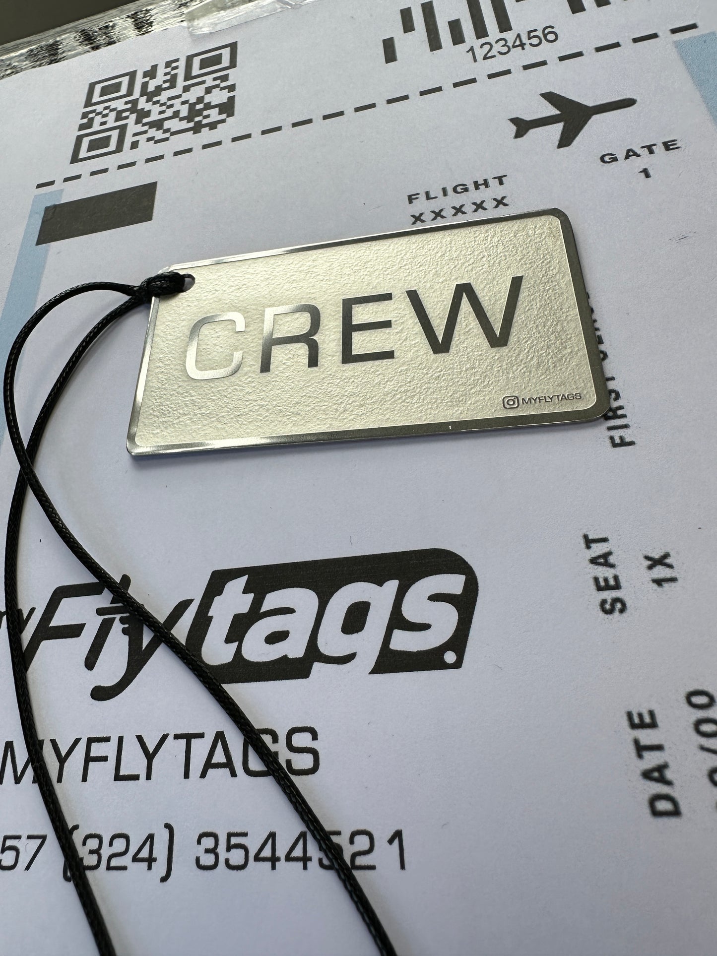 Crew tag metálico Engineer