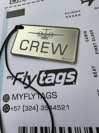 Crew tag metálico ATR