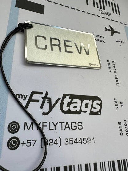 Crew tag metálico Latam Cargo