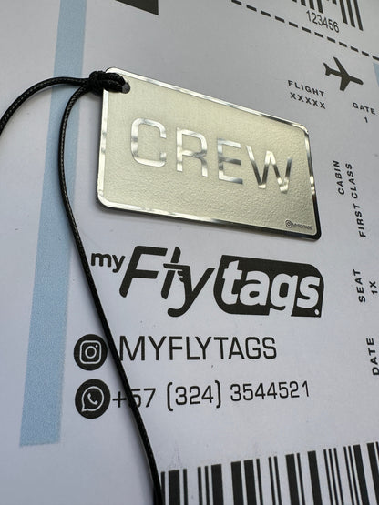 Crew tag metálico Copa Airlines diseño 1