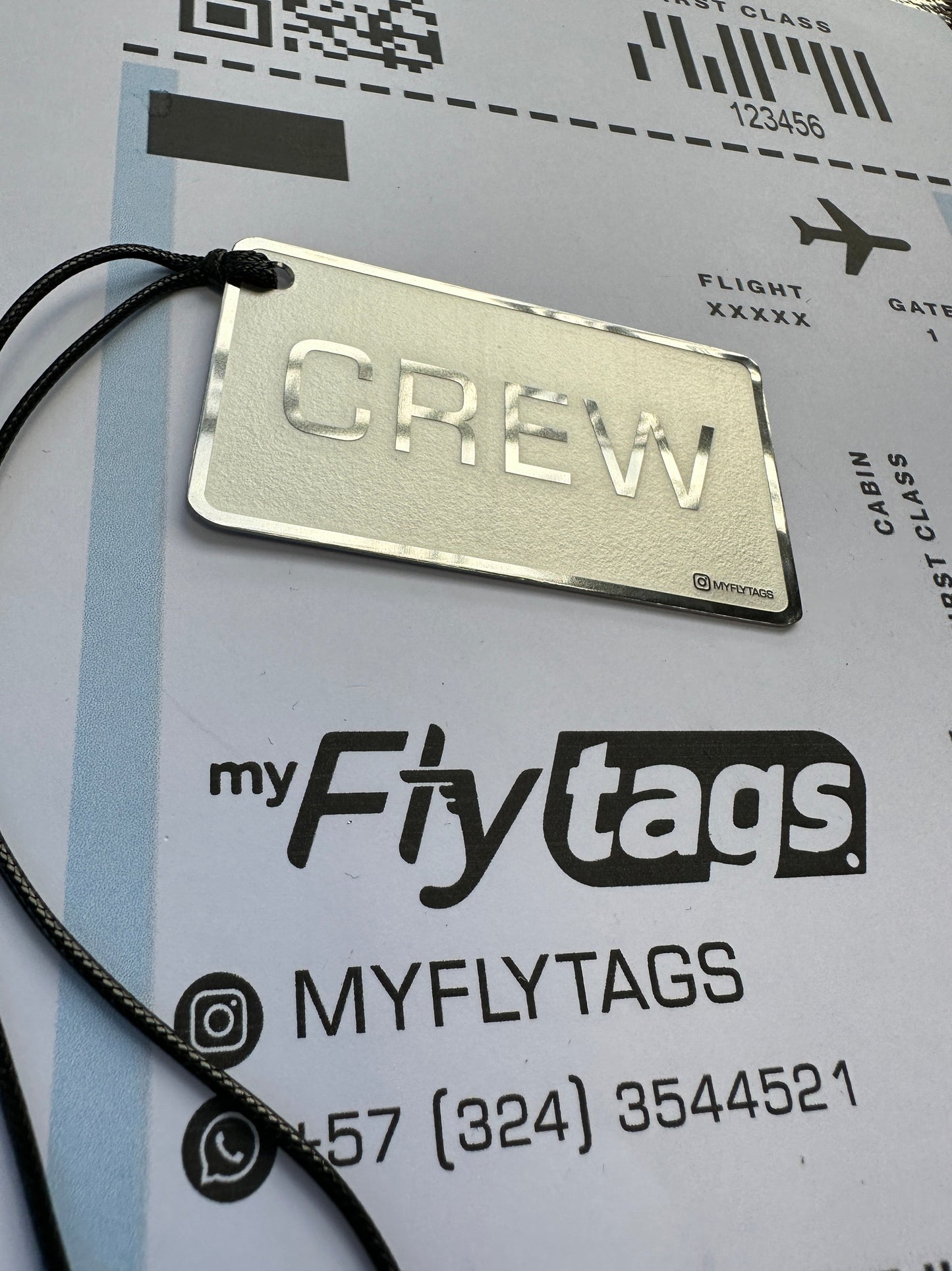 Crew tag metálico Easyfly