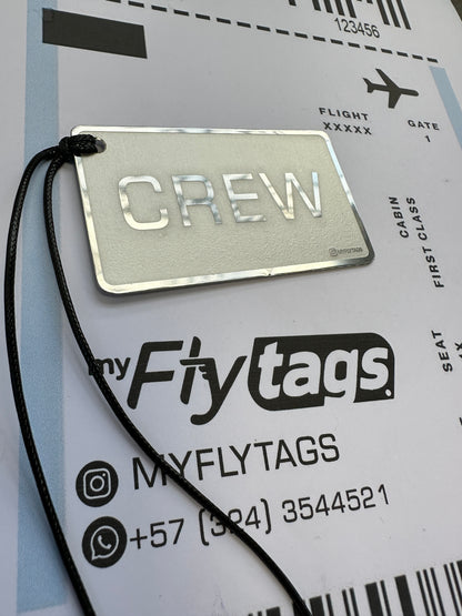 Crew tag metálico Volaris