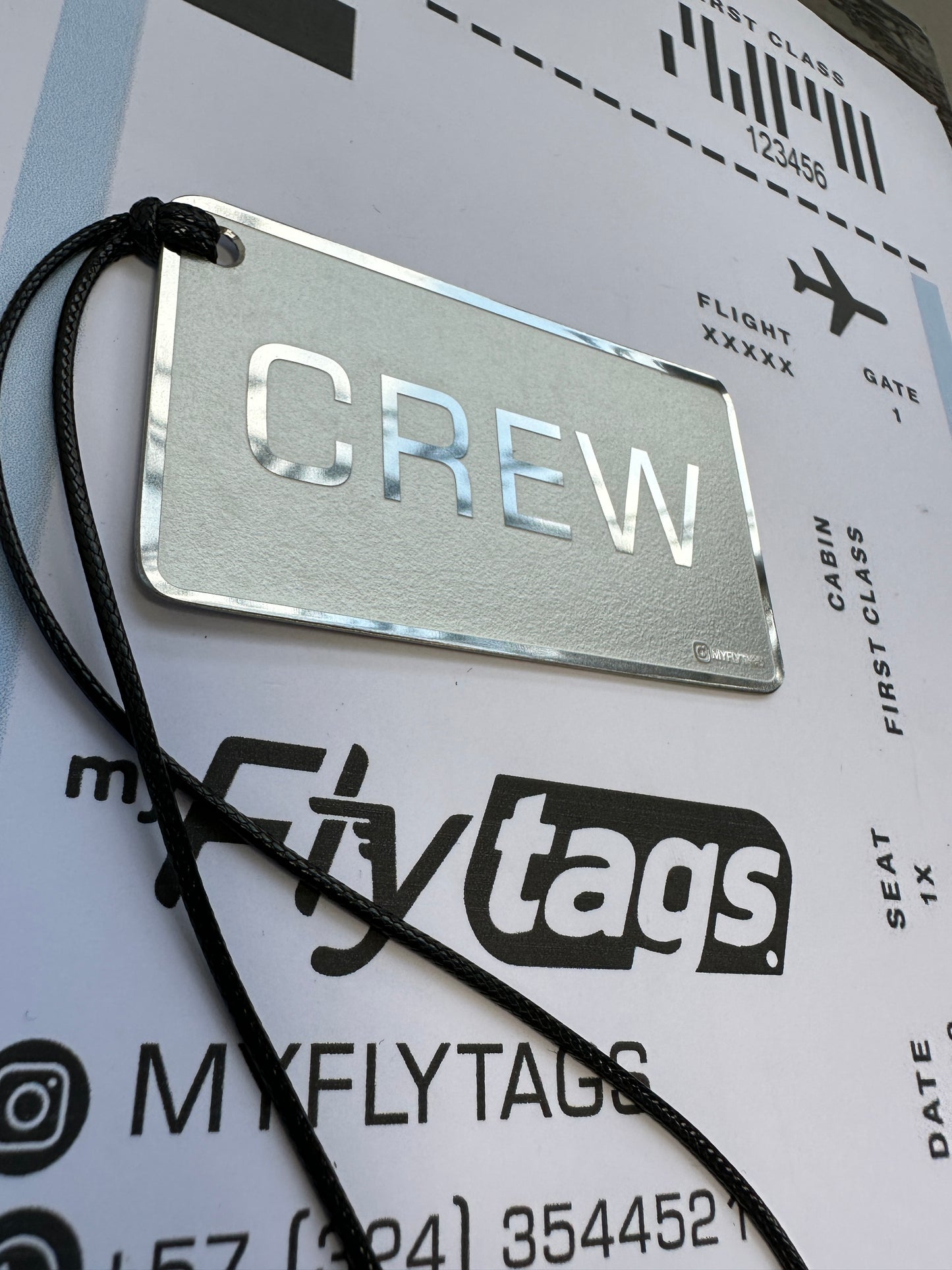 Crew tag metálico Atlas Air