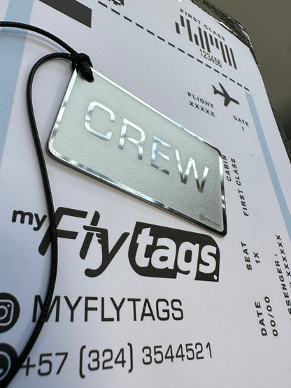 Crew tag metálico American Airlines