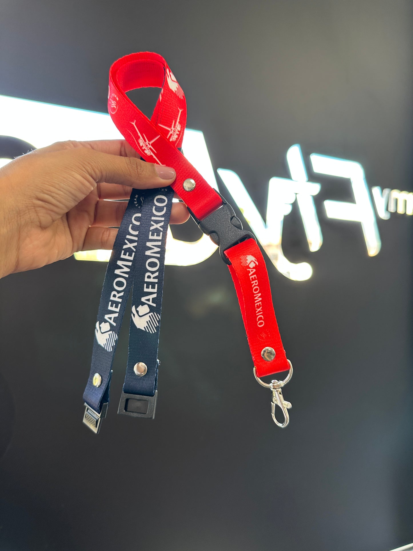 Lanyard Aeromexico diseño 2