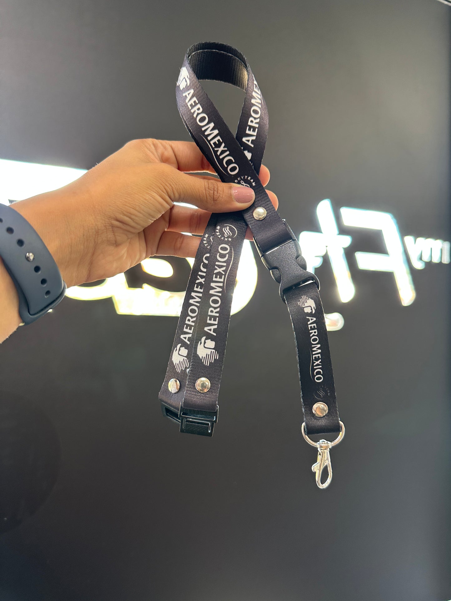 Lanyard Aeromexico diseño 3