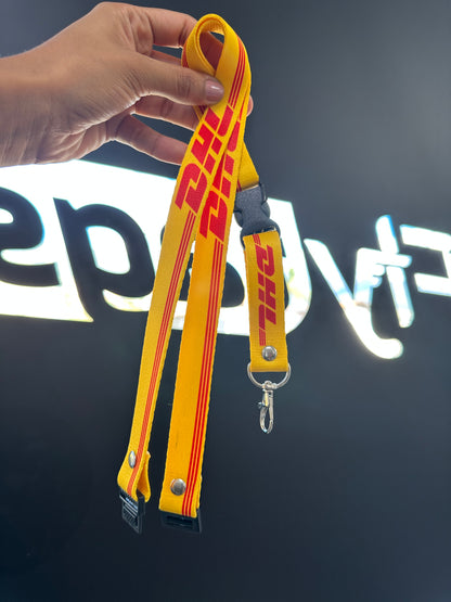 Lanyard DHL diseño 1