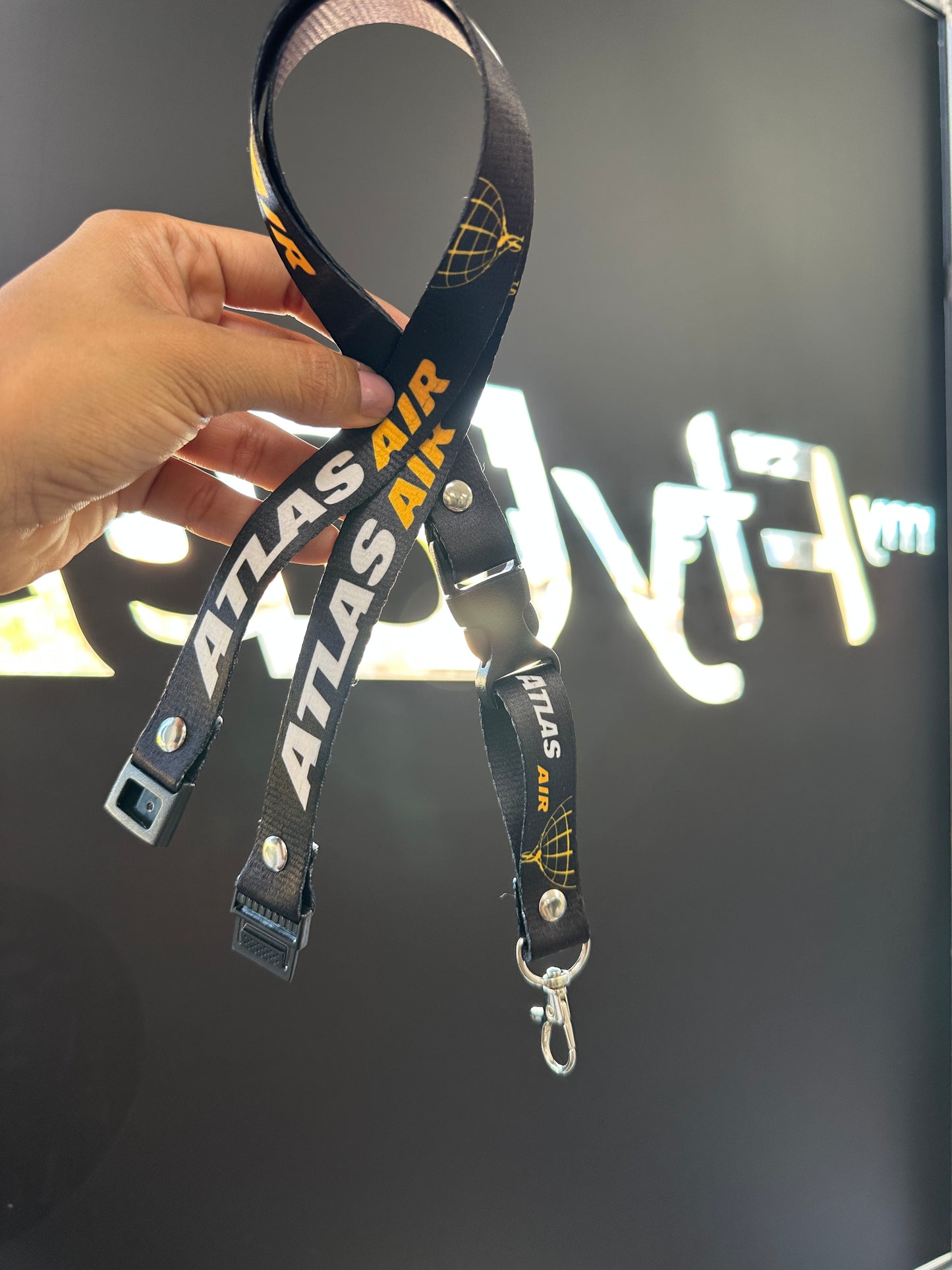 lanyard Atlas Air diseño 3