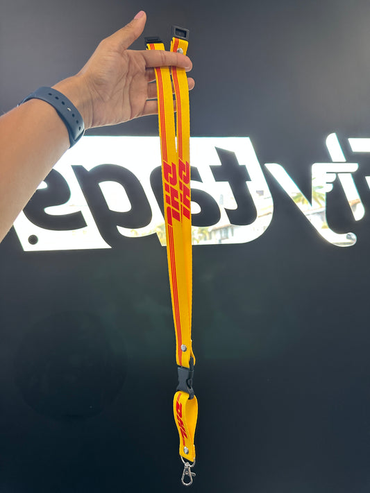 Lanyard DHL diseño 1