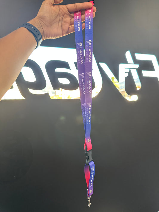 Lanyard Latam degradé