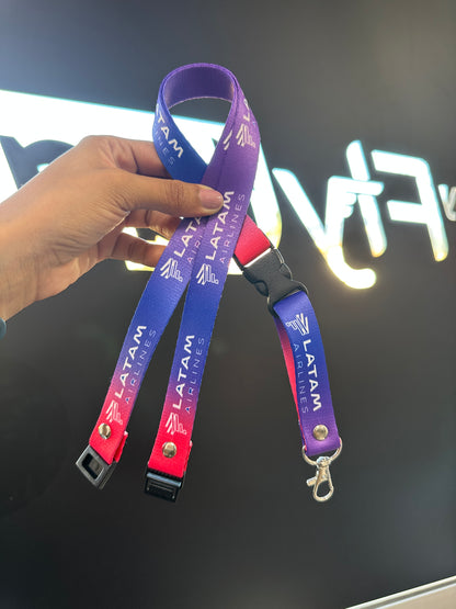 Lanyard Latam degradé