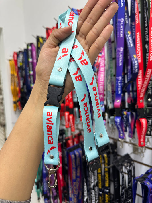 Lanyard Avianca new blue 2