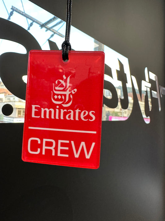 Crew tag Acrílico Emirates CREW
