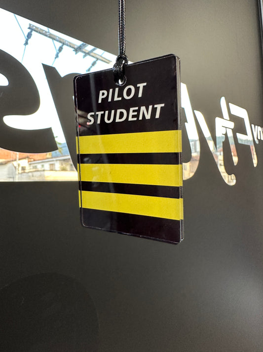Crew tag Acrílico Pilot Student