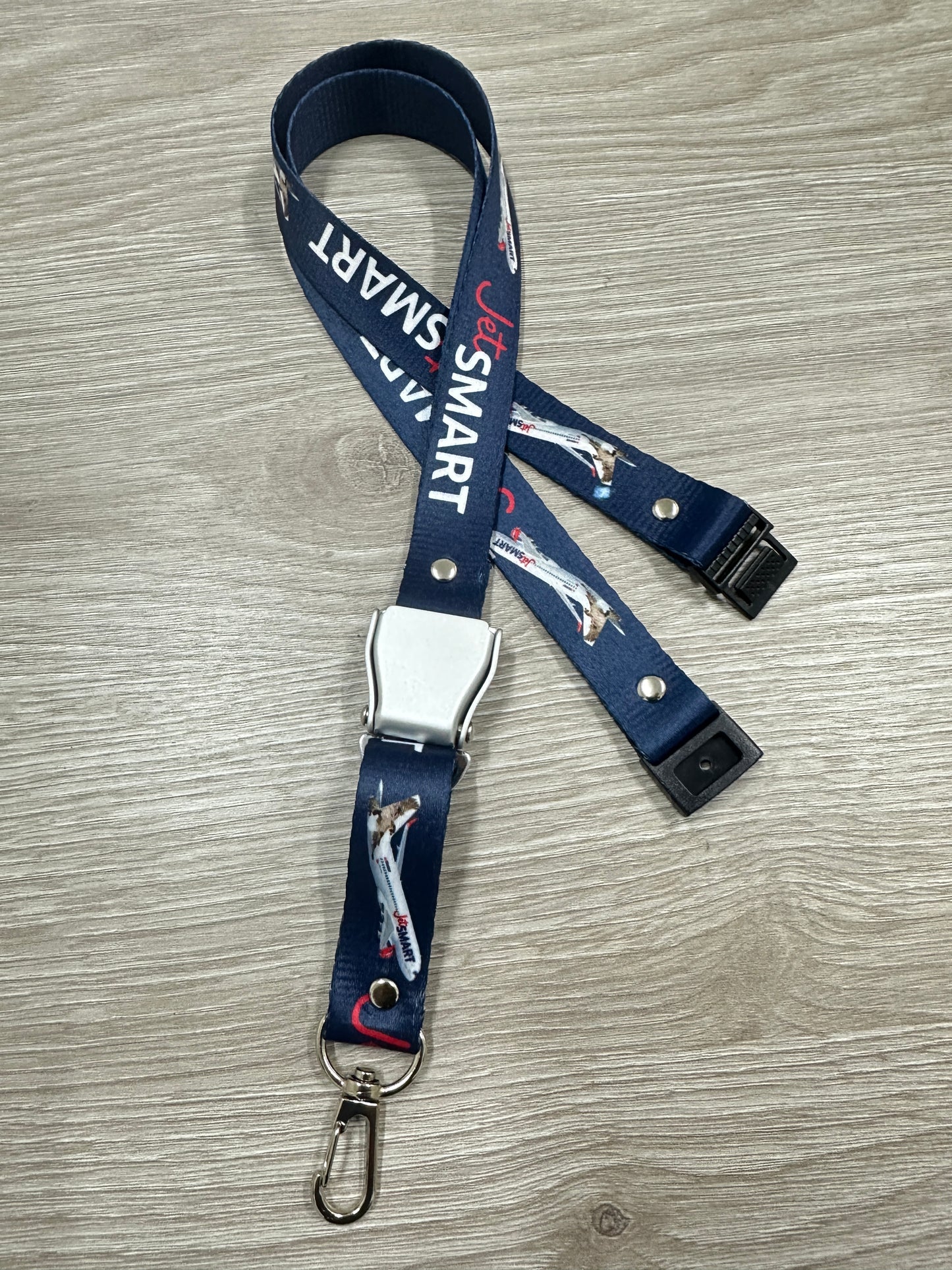 Lanyard JetSmart azul Seat belt