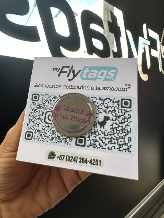 Pin Edición especial mamá de un piloto