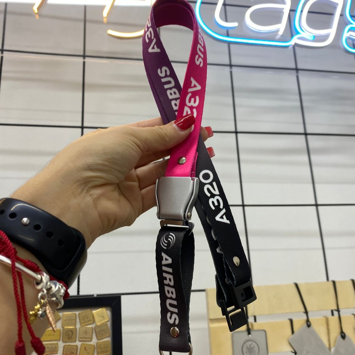 Lanyard A320 Purple