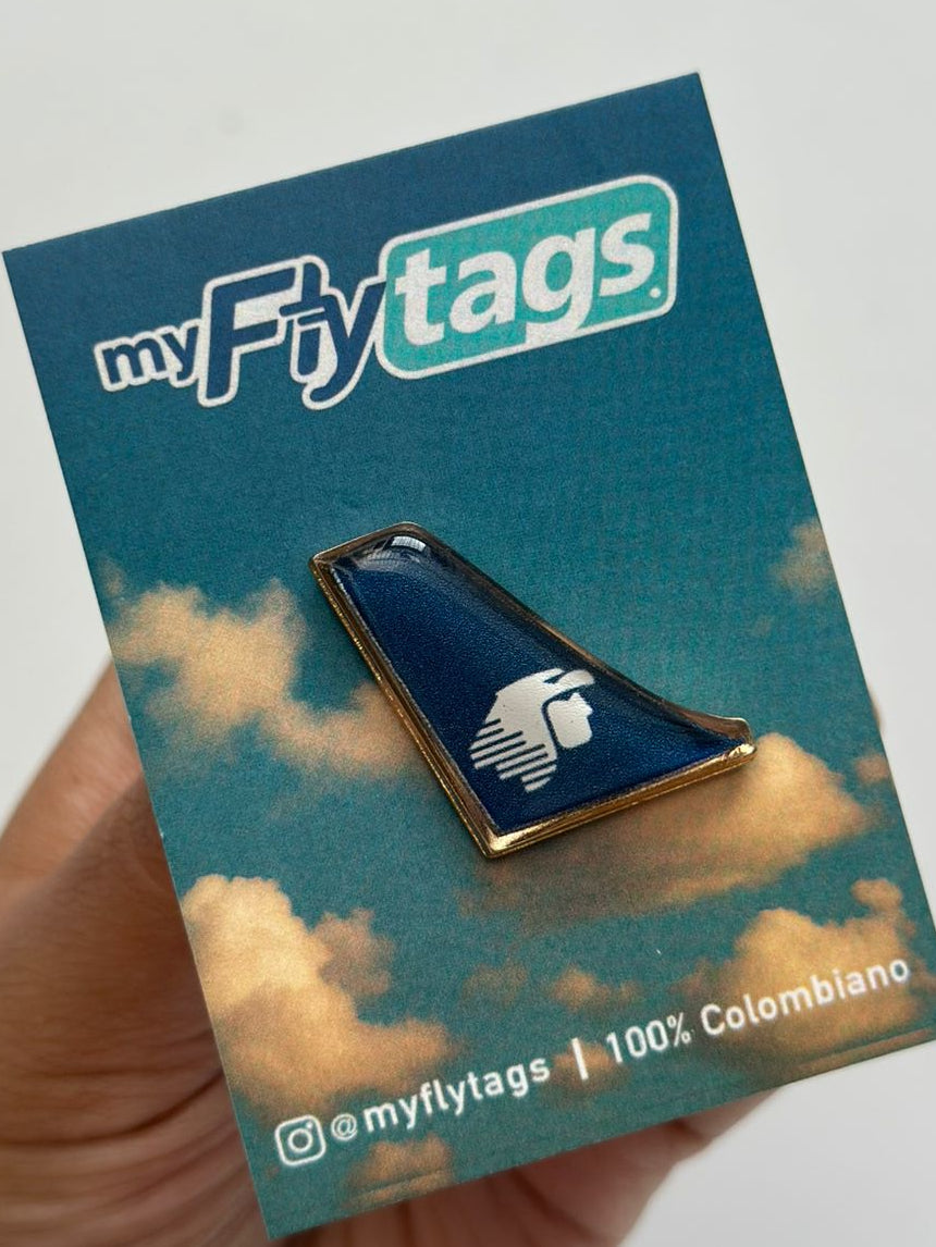 Pin tipo colita Aeromexico