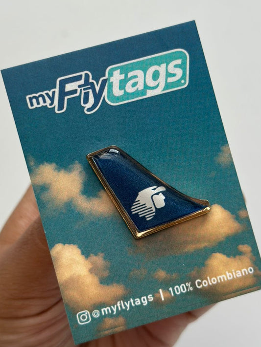 Pin tipo colita Aeromexico