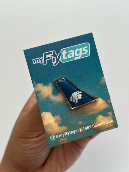 Pin tipo colita Aeromexico