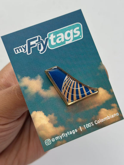 Pin tipo colita United