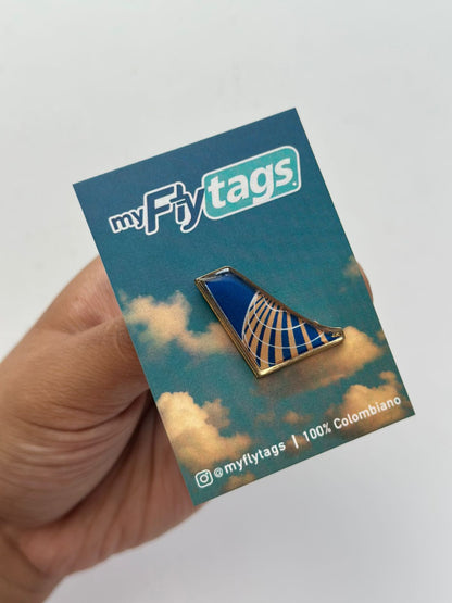 Pin tipo colita United