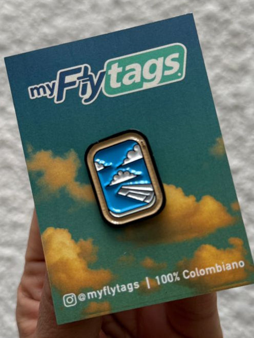 Pin avion nubes