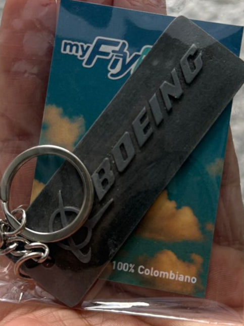 Llavero metalico Boeing